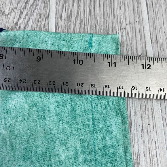 Ocean Pacific FLEX 4-way Stretch Pin Striped Board Shorts Blue Green 40 - Picture 9 of 10